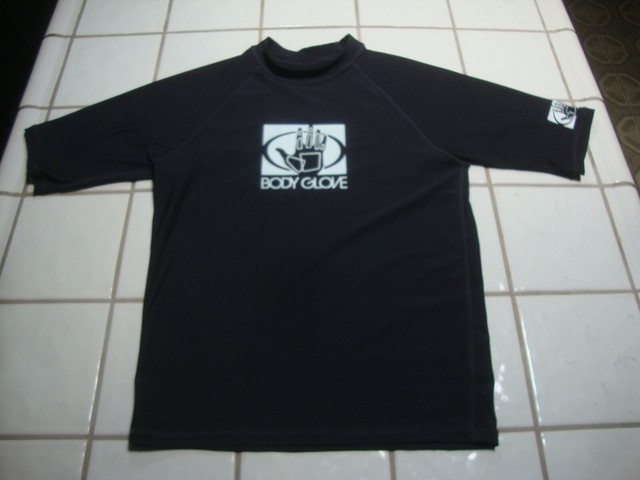 Body Glove Swim Shirt BLACK Rash Guard UVP 50 Spandex Women's Size Medium Body Glove Swim Shirt BLACK Rash Guard UVP 50 Spandex Women's Size Medium