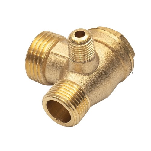1pcs Compressore Aria 3 Porte Ottone Filettato Valvola di Ritegno Connettore Strumenti - Foto 8 di 17