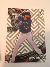 2016 Topps High Tek Jumbo 5x7 Jose Bautista Blue Jays HTJB #’d /49