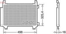 AC Condenser DENSO Fits TOYOTA Yaris 10- 884600D200
