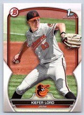 KIEFER LORD ORIOLES RC 1st card 2023 BOWMAN DRAFT #BD-137