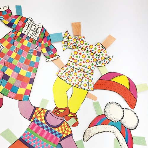 Vintage Whitman Lazy Dazy Paper Doll Book CUT 1973 Cute Toddler Girl - Bild 12 von 12