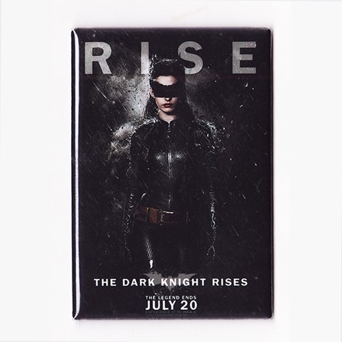 BATMAN / THE DARK KNIGHT TRILOGY MOVIE POSTER MAGNETS (begins rises joker print) - Picture 24 of 25