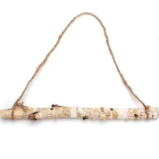 15inch White Birch Logs For Decoration Decorative Farmhouse Home Wall Hanging De
