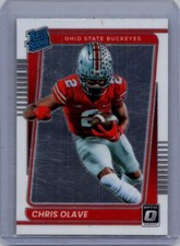 2022 Panini Chronicles Draft Picks #8 Chris Olave Donruss Optic Rated Rookie
