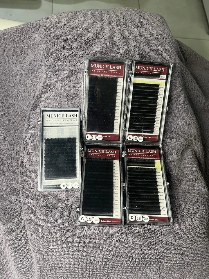 wimpernverlängerung Einzehwimpern C 0,15 5 box