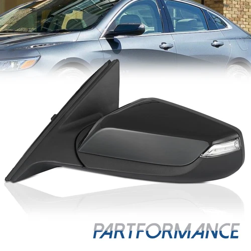 Driver Left Side Heated Mirror W/ Blind Spot For 2016-2022 Chevy Malibu 8Pin