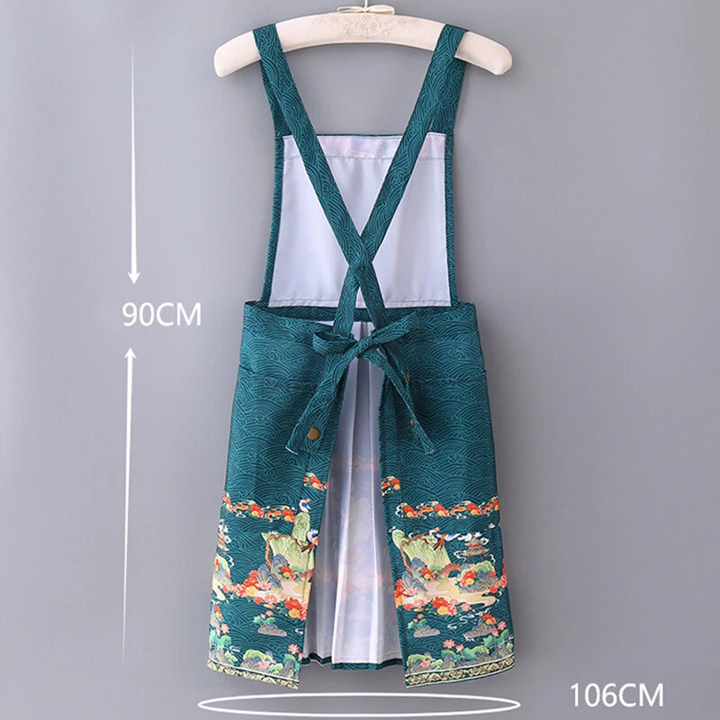 Vintage Women Chinese Traditional Hanfu Horse Face Skirt Apron Home Kitchen - Image 3 of 4