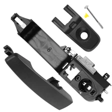 LH Driver Side Front Outside Exterior Door Handle Black for 2008-2011 Ford Focus