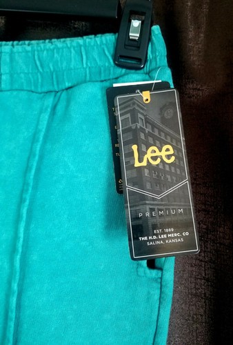 Lee Boy's Premium Distressed Tie Dye Cutoff Sweatshorts, Turquoise, M (10/12) - Picture 10 of 11