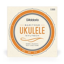 D'Addario EJ88B Nyltech Baritone Ukulele Uke Strings DGBE Tuning