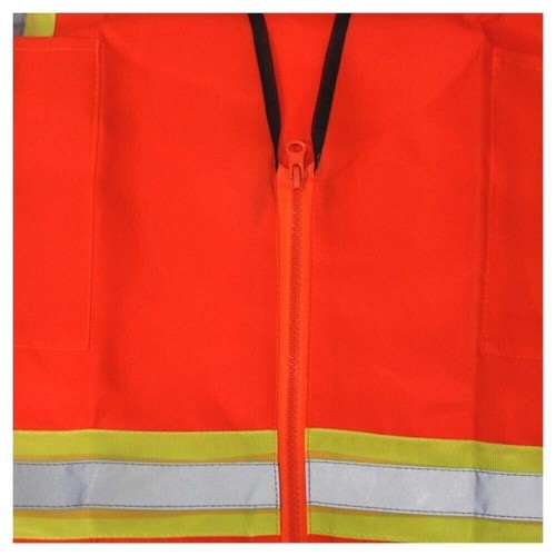 Bright Orange Safety Vest - Adult Size 5x Large (Briteguard: SF-32718) - 第 2/6 張圖片
