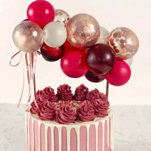 10x CONFETTI Balloon Cake Topper GARLAND Christmas Birthday PARTY Decoration DIY - Picture 8 of 30