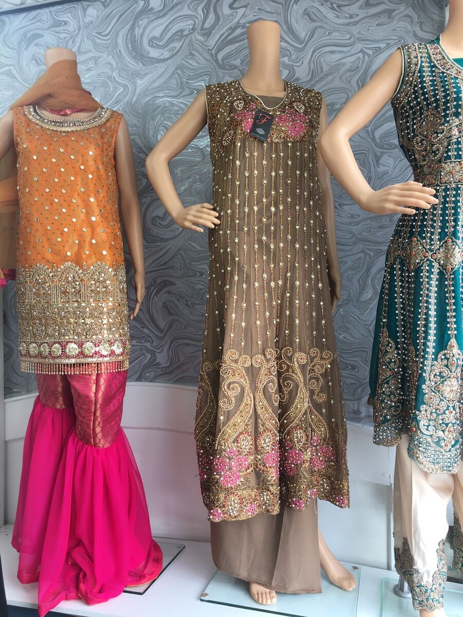 Bridal top sharara dress