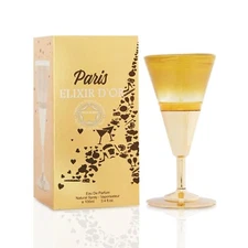 Paris Elixir D'Or for Women - Fascinating Fragrance Eau De Parfum, 3.4 Fl Oz
