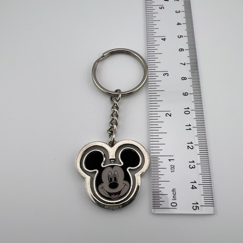Walt Disney World Mickey Symbol Spinner Metall Schlüsselanhänger linsenförmig - Bild 5 von 6