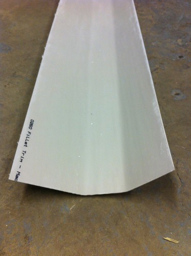 GRP Fibreglass Roofing - D300 Angle Fillet with Long Leg - 3Mtr
