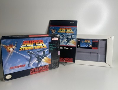 Super Strike Eagle SNES Ovp Cib Pal Deutsch