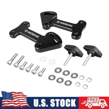 3.25" Windshield Windscreen Bracket Risers Adjustable for Kawasaki KLR650 22-25