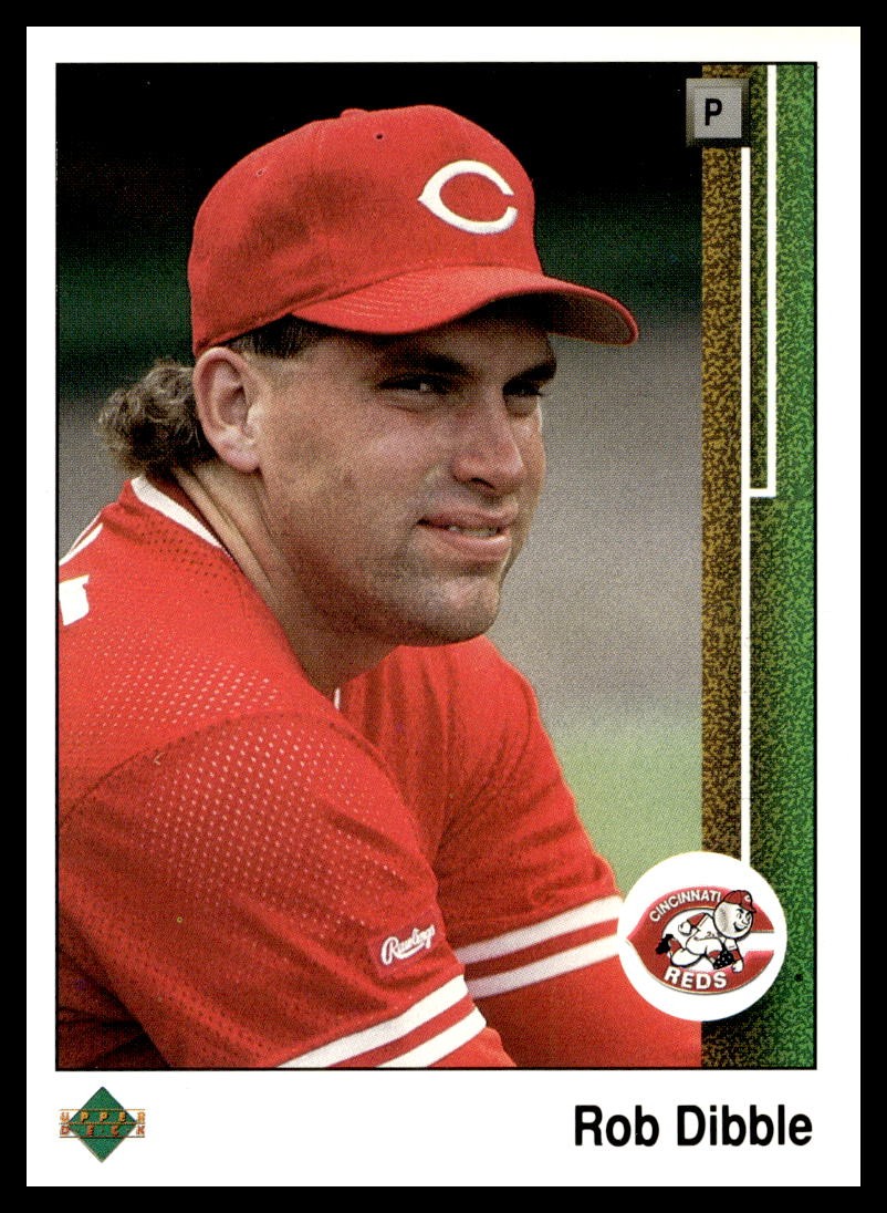 1989 Upper Deck #375 Rob Dibble Cincinnati Reds Baseball Card
