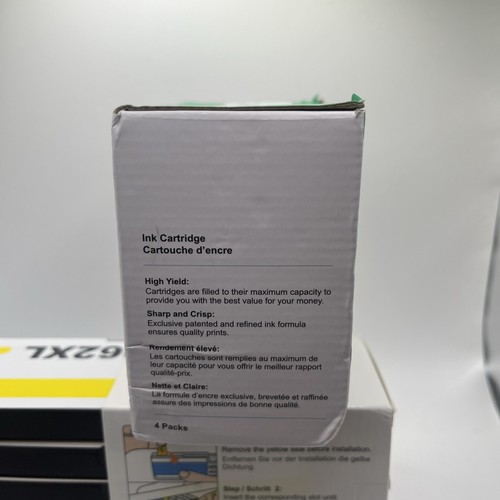 4 Pack Compatible Ink Compatible With HP 962xl Ink Cartridges, Brand New - Photo 2/12