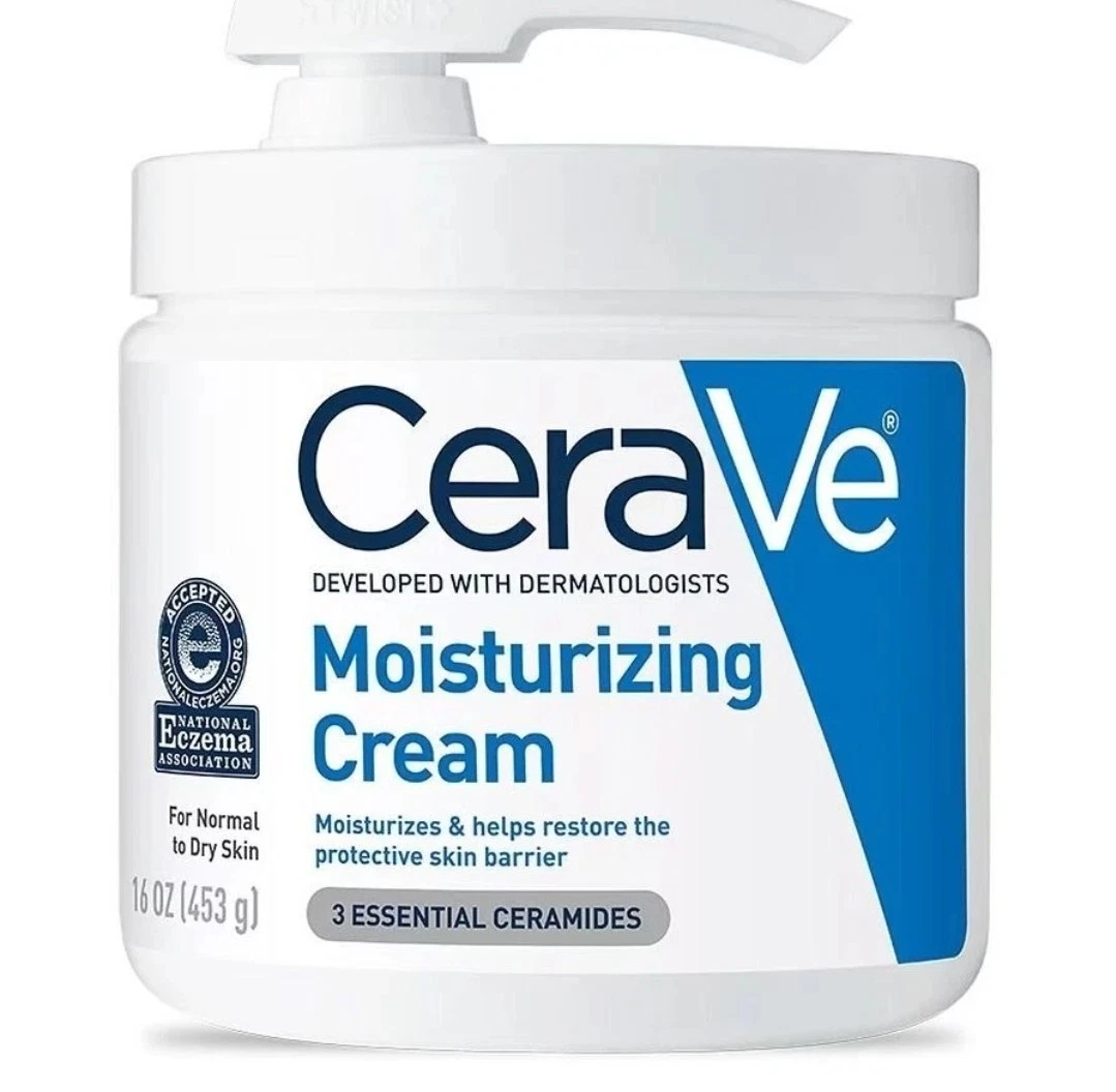 CeraVe Moisturizing Cream Fragrance-Free Non-Comedogenic Face/Body 16 oz