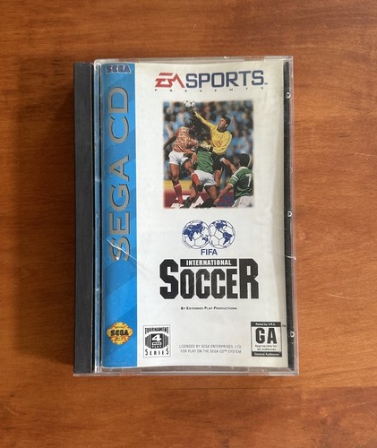 FIFA International Soccer (Sega CD) CIB komplett mit Reg Card & getesteter schneller Versand