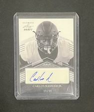 2021 Leaf Ultimate Draft 39/99 Carlos Basham Jr #PA-CBJ Rookie Auto RC
