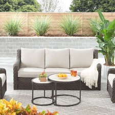 Better Homes & Gardens BHD336261303602 River Oaks Outdoor Sofa & 2 Nesting