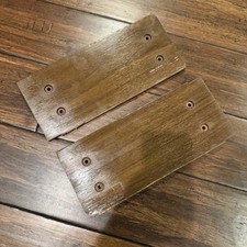 SANYO PLUS 75 / PLUS SERIES WOOD SIDE PANELS WITH SCREWS - VERY GOOD CONDITION  			