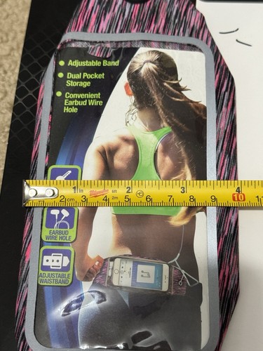 PRO STRENGTH ACTIVE WAISTBAND ADJUSTABLE BAND HOLDS PHONE LOT of 2 - Photo 7 sur 7