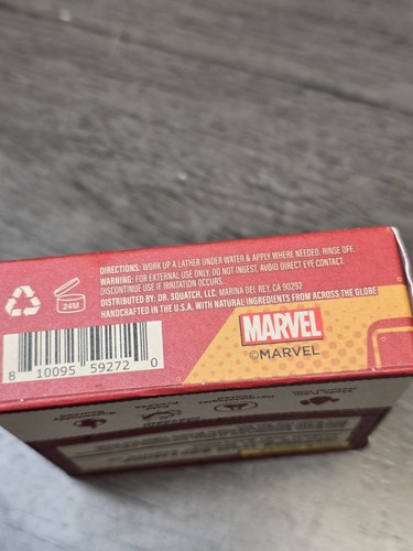 Dr. Squatch Natural Bar Soap Stark Cleanse Iron Man 5oz Zero Grit Derm Tested - Picture 2 of 6
