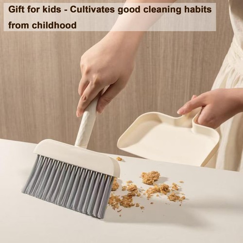 Mini Handheld Broom and Dustpan Set, Small Dust Pan and Brush Set Cleaning fo... - Picture 7 of 7