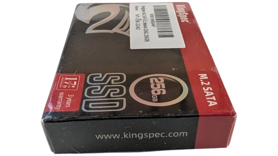 KingSpec NT 256 2242 M.2 SATA SSD 256GB NGFF 3D NAND New Sealed - Image 3 of 4