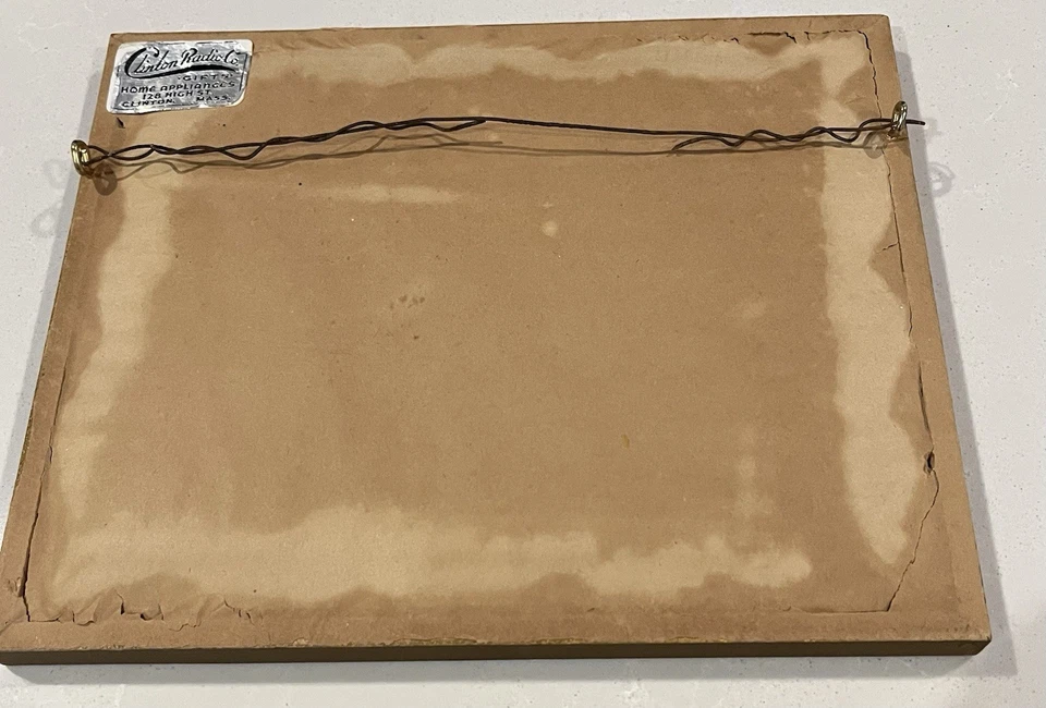 Signed Wallace Nutting Floral Garden Hand-Tinted Photograph - Image 2 of 3