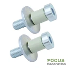 For Chevy GMC 1971-86 87 Pair Door Latch Lock Striker Bolts Truck Blazer 9601750