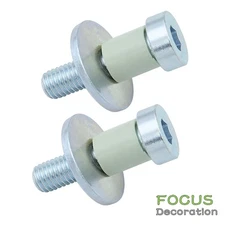 For Chevy GMC 1971-86 87 Pair Door Latch Lock Striker Bolts Truck Blazer 9601750