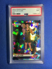 2024 Panini Prizm WNBA Ice Prizm #145 Caitlin Clark Rookie RC PSA 9