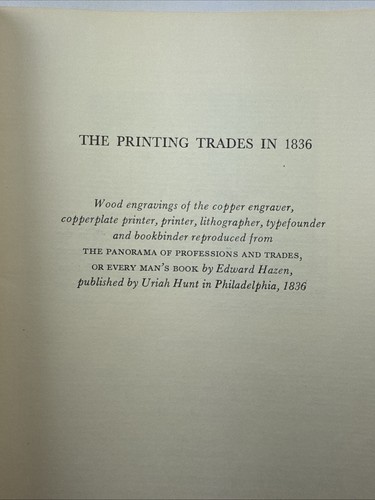 The Printing Trades in 1836, by Edward Hazen. Published by Smithsonian Institute - Imagen 2 de 5