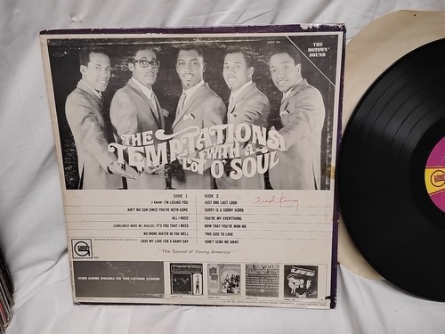 The Temptations With A Lot O' Soul Vinyl LP Gordy records GLPS 922 1968 - Imagen 4 de 5