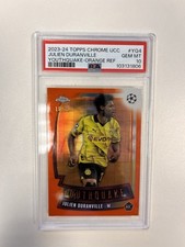 Topps Chrome UCL 23/24 - Julian Duranville - Youthquake RC  /25 PSA10 - Dortmund