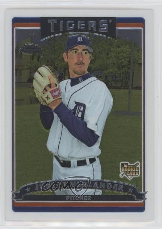 2006 Topps Chrome Justin Verlander #309