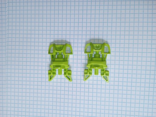 2 pezzi Bionicle Lego 87791 piedi verde lime con connettore asse WYSIWYG - Foto 17 di 24
