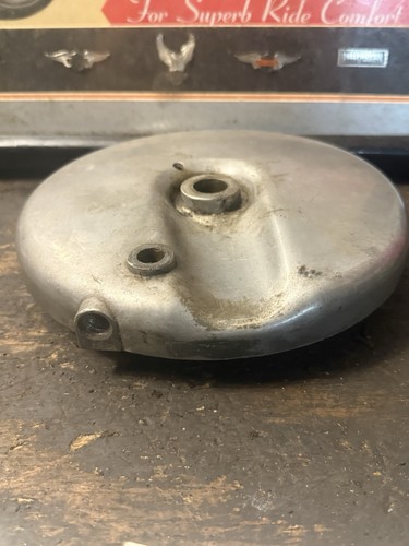 Harley OEM Panhead Hydra Glide Chopper Front Drum Brake Backing Plate 881G - Bild 4 von 11