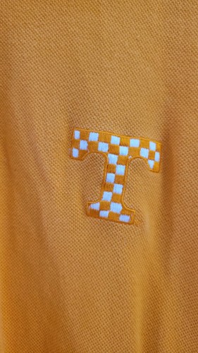 Cutter and Buck Mens Polo Shirt Tennessee Volunteers Vols 2XL Orange Embroidered - Picture 2 of 4