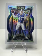 2024 Panini Select JOSH ALLEN Silver Die-Cut Prizm #34 Buffalo Bills 🦬 Holo