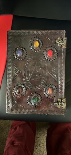 Infinity Stone Leather Journal Handmade Notebook Gift for Holidays - Picture 1 of 4