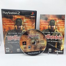 Return to Castle Wolfenstein Operation Resurrection PS2 + Reg Card CIB CLEANED