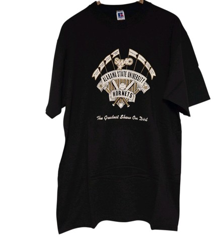VTG Alabama State University T-Shirt Men's XL Baseball Black Hornets 90's  - Bild 2 von 8