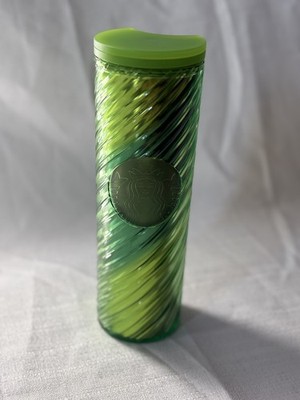 Starbucks Winter Green Iridescent Swirl 16oz Twist-Top Collectible Tumbler 2023